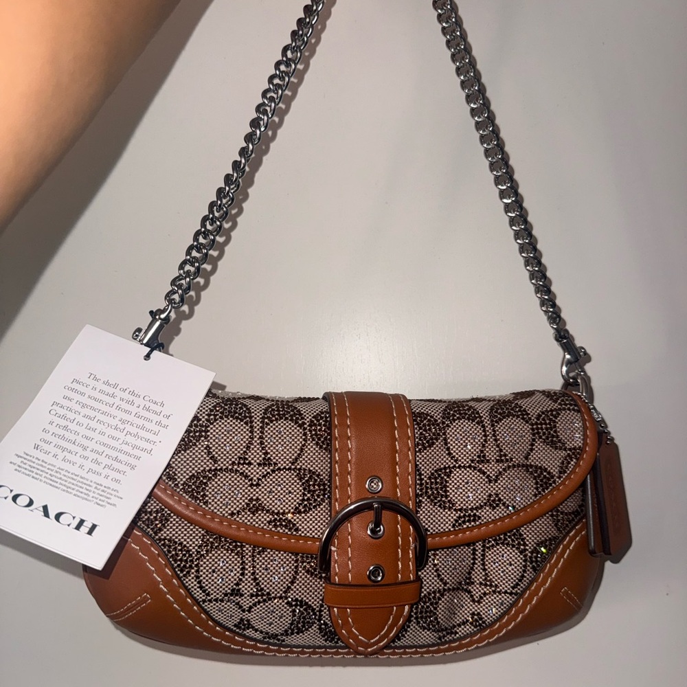 SOLD, DO NOT BUY *****COACH SOHO BAG 25
In Crystal Signature Jacquard - Picture 2 of 10